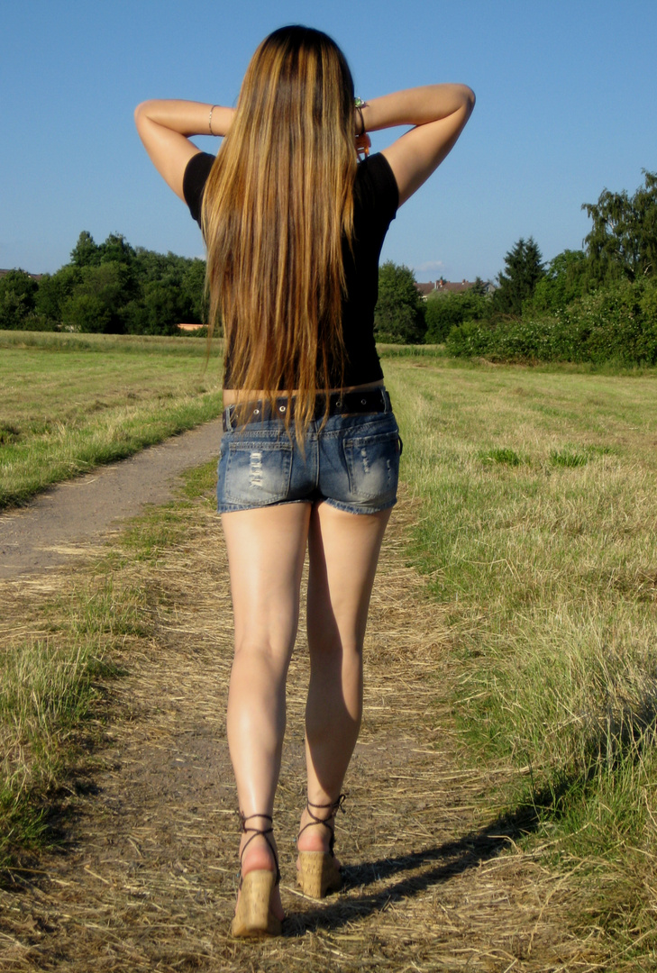 in the fields