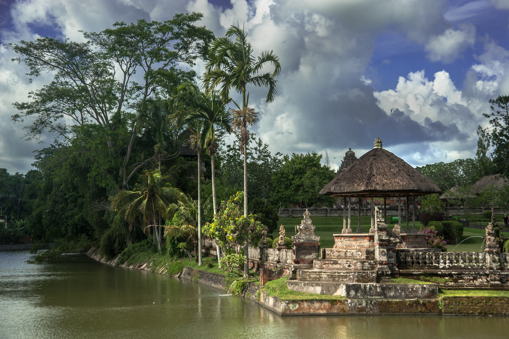 In the garden of Taman Ayun