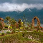 In the garden of Ulun Danu Bratan