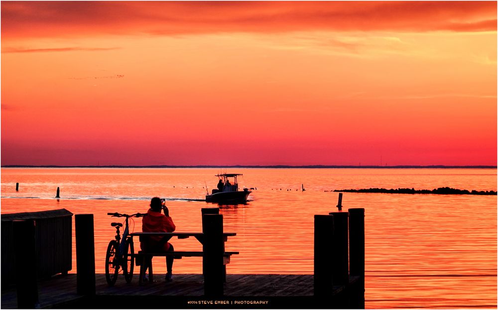 In the Land of Pleasant Living No.49 - Sunset Afterglow, Claiborne Landing