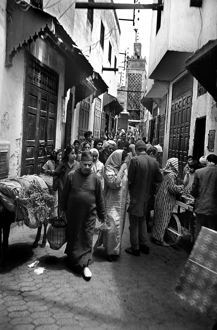 In the medina...