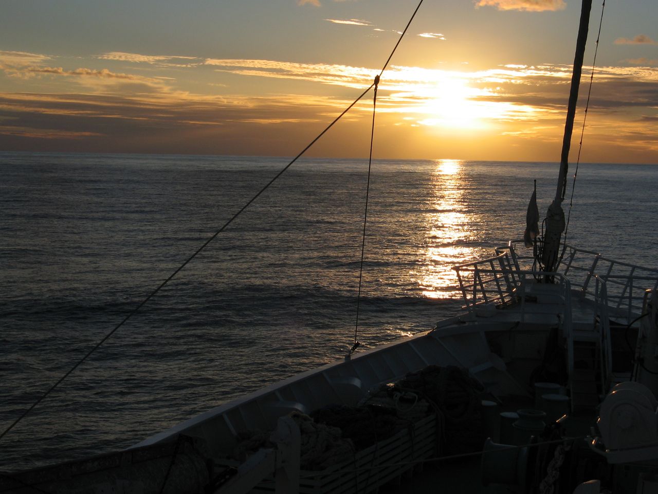 in the middle of the Atlantic