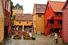 In The Rain In Bergen.