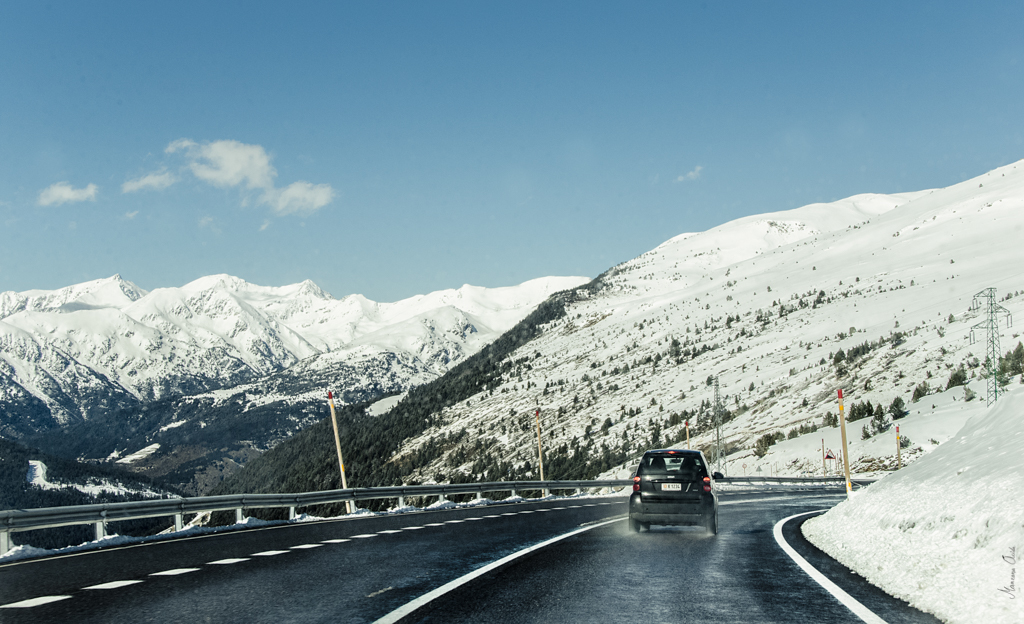 In The Snow Road...