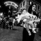 In the square of the ancient market, evening