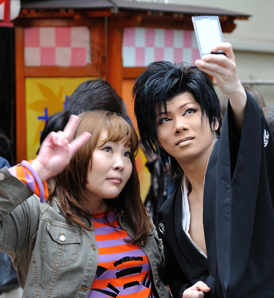 In the Streets of Asakusa in Tokyo