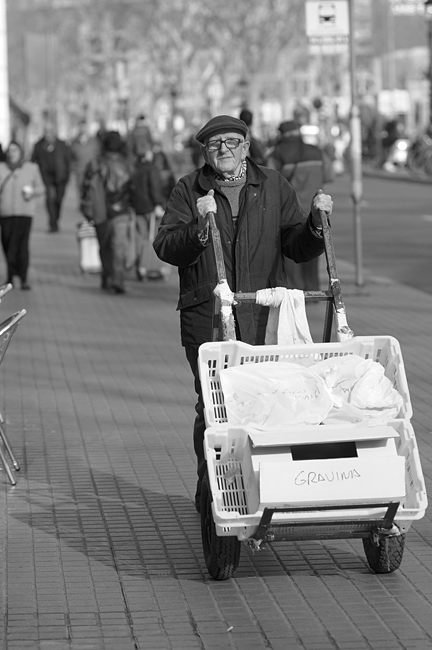 in the Streets of Barcelona....I