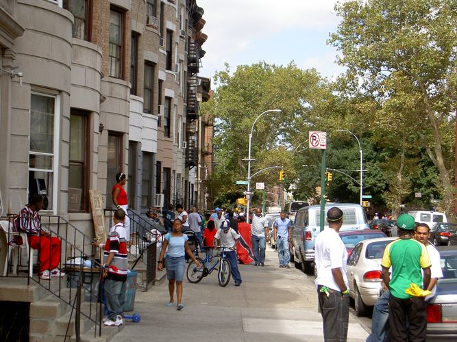 in the streets of Brooklyn