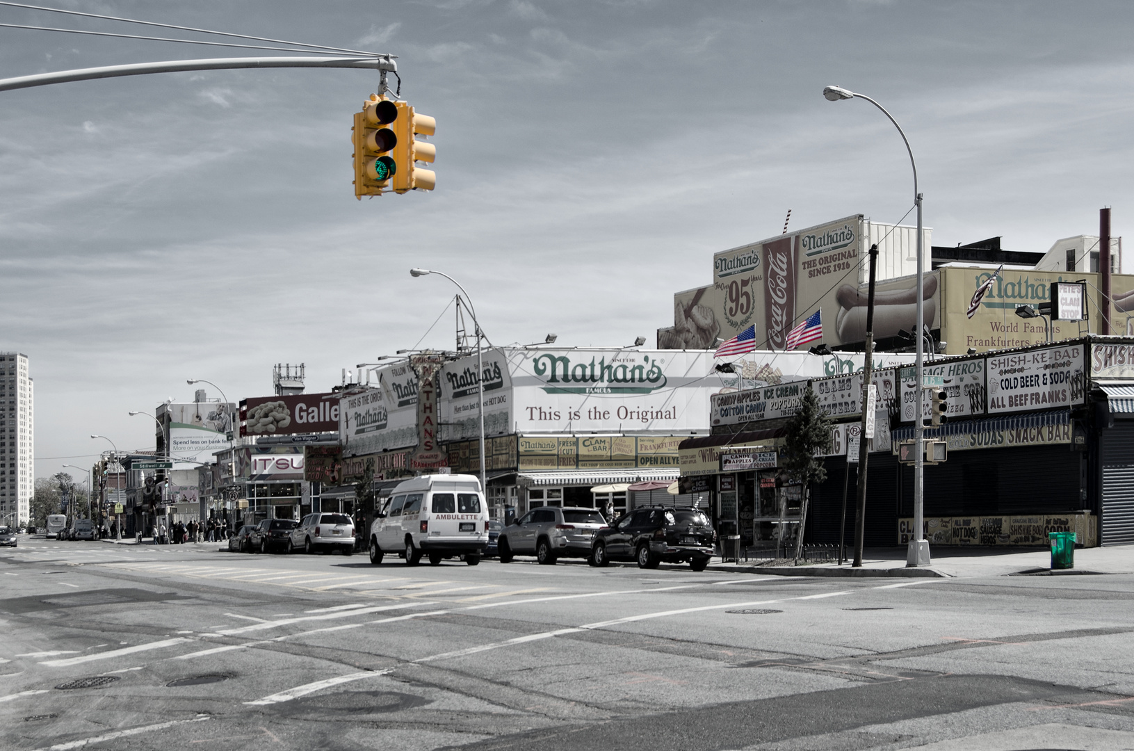 ... in the streets of Coney Island