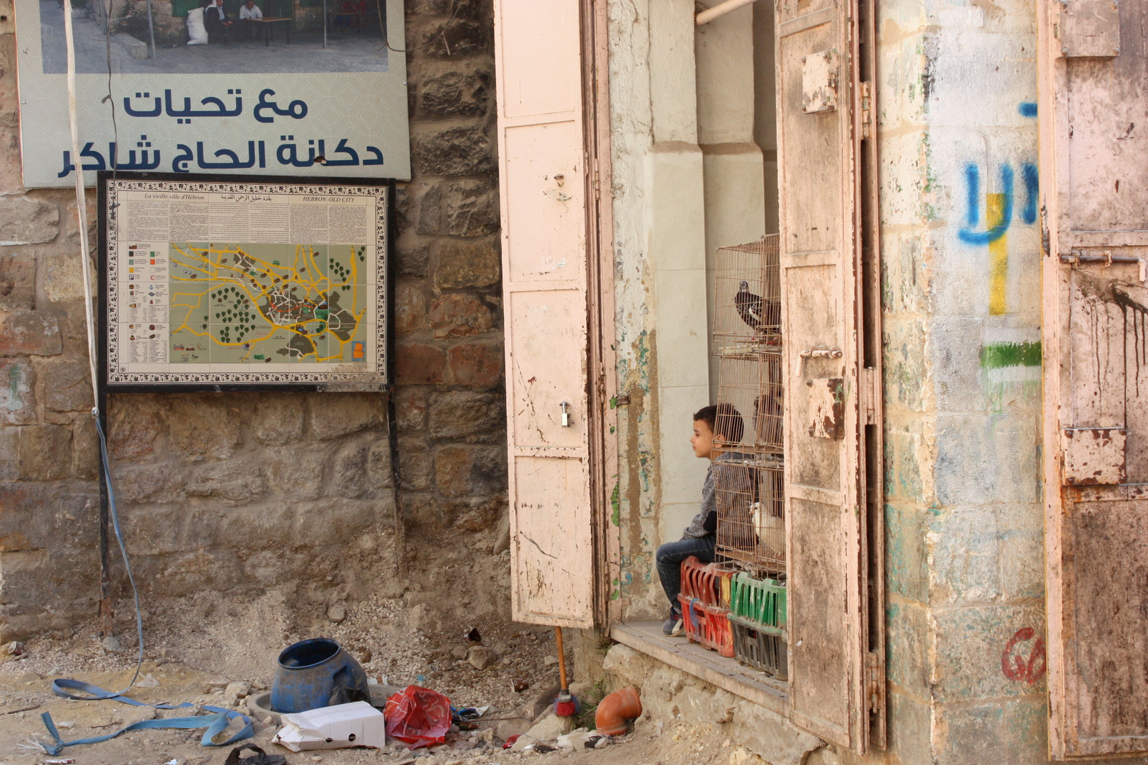 In the streets of Hebron