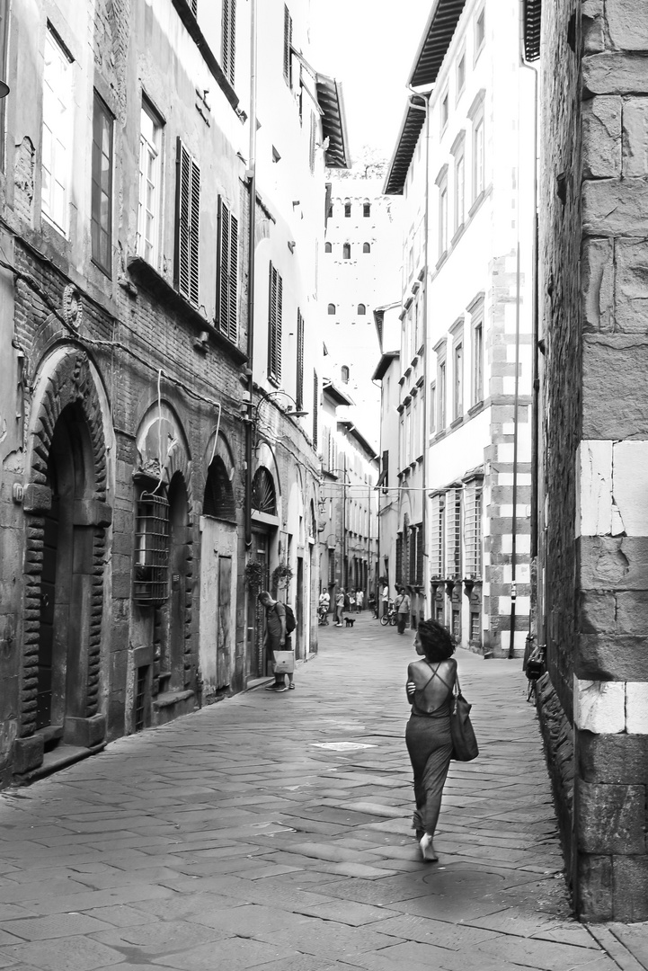 in the streets of italy