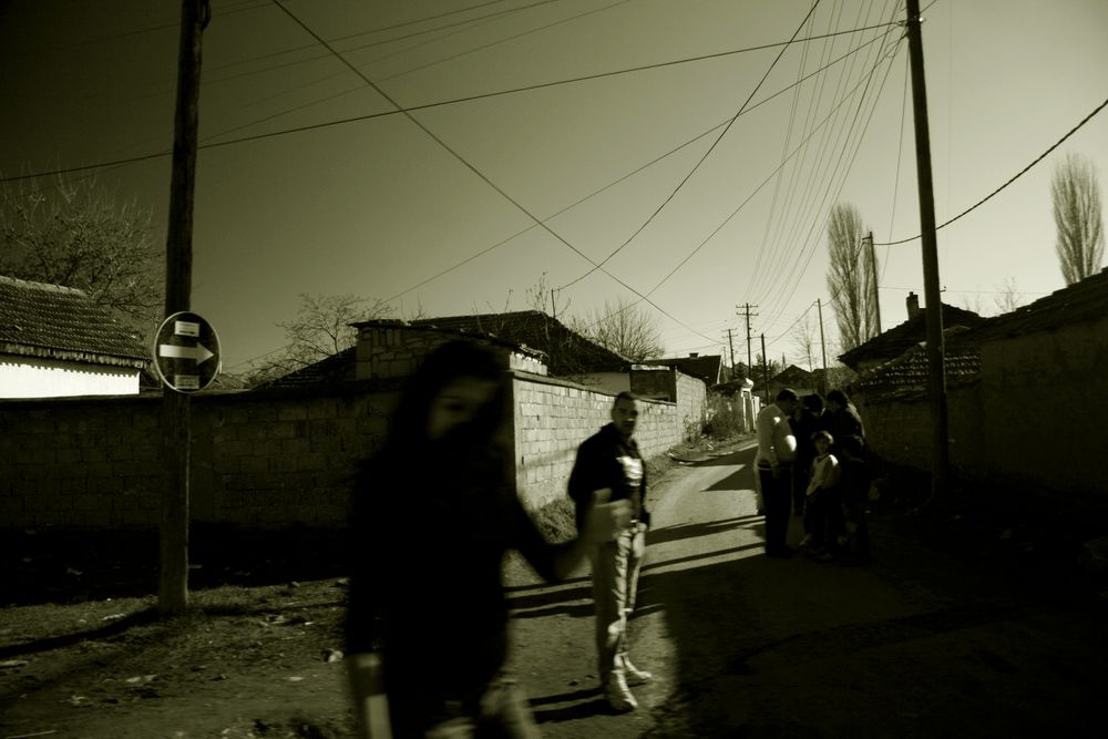 in the streets of Kosovo