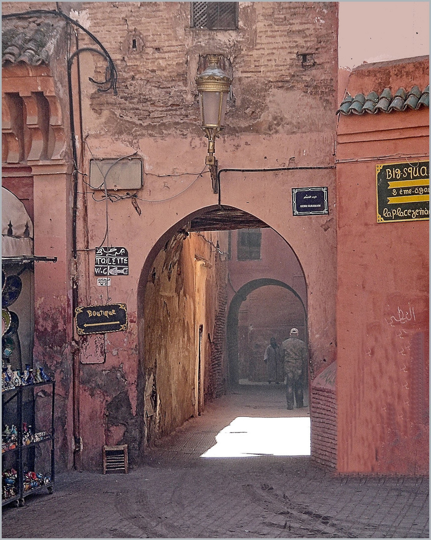 In the streets of Marrakech