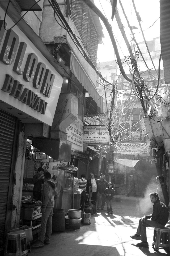 In the Streets of Old Delhi