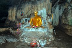 In the Tham Phu Wai cave