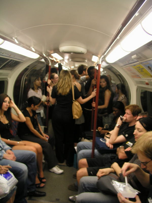 In the tube