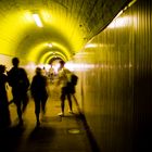 In the tunnel