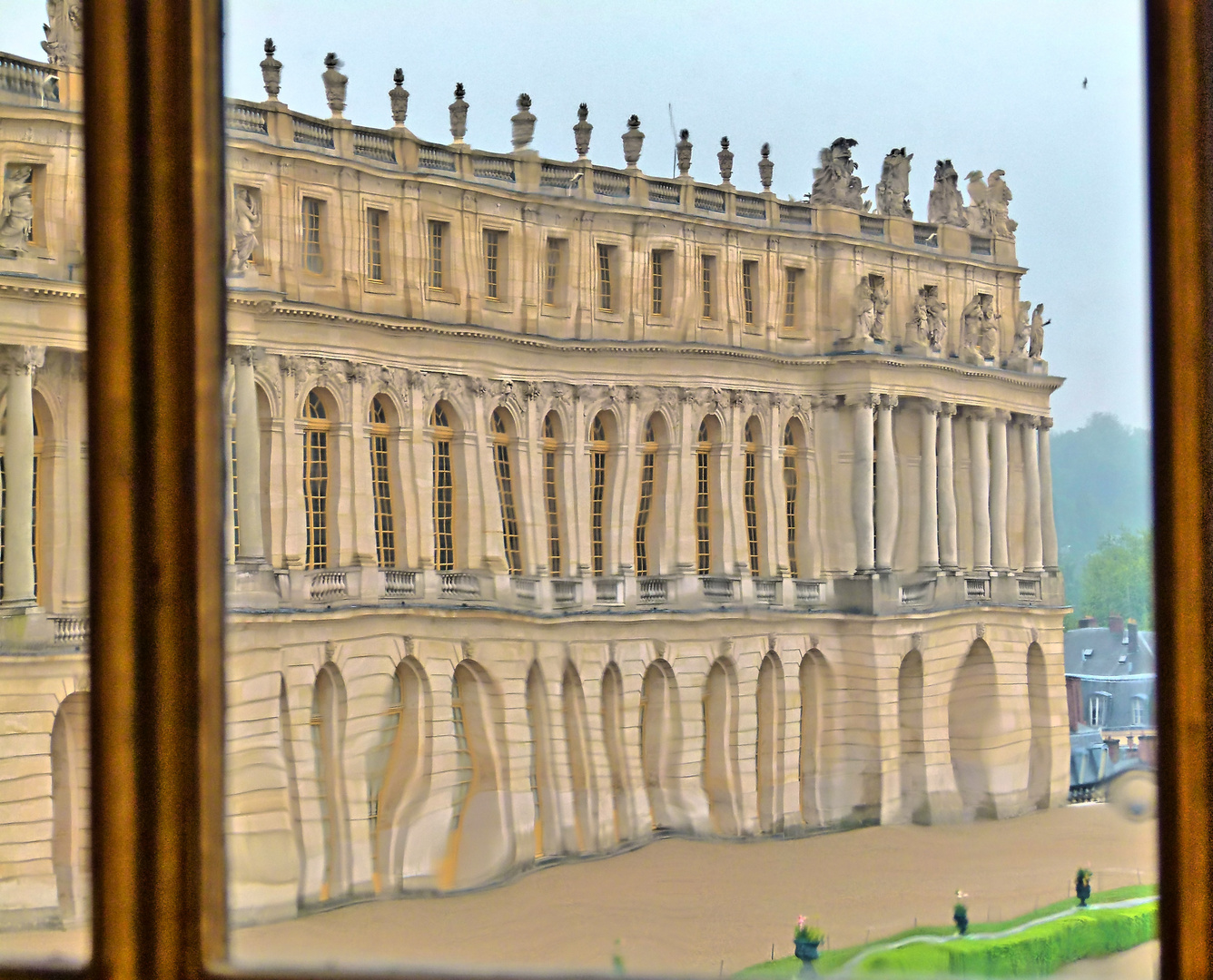 In Versailles - Blick aus dem Fenster 2