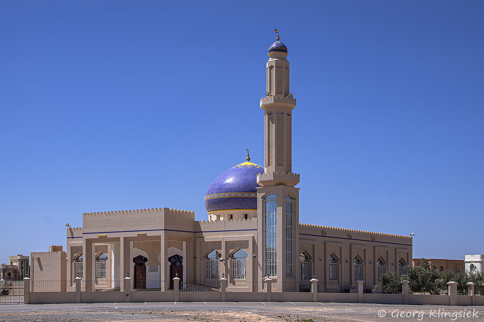 In vielen Orten im Oman gibt es Moscheen 