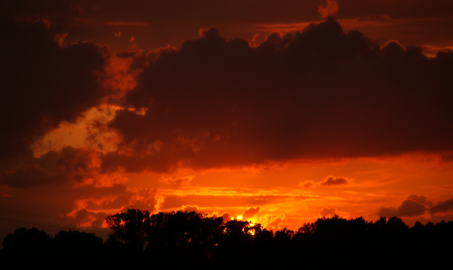 In Vierlanden geht die Sonne unter