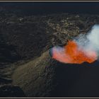 In voller Eruption