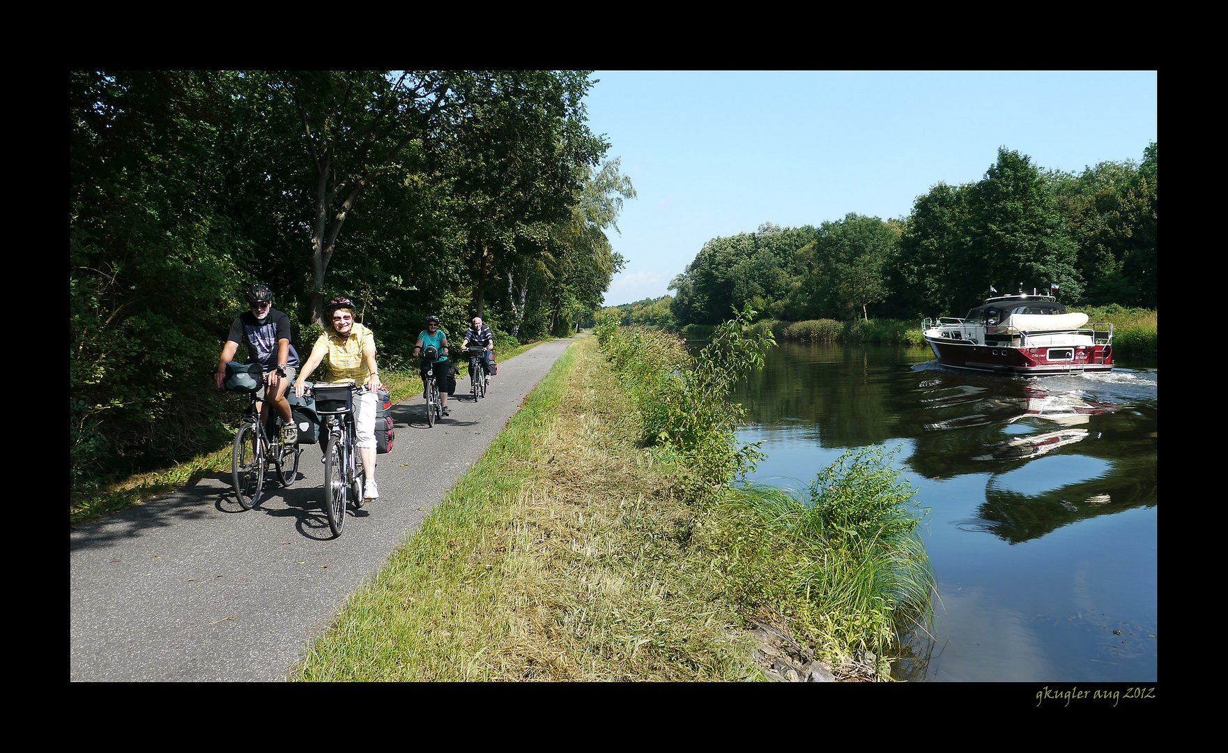 In voller Fahrt