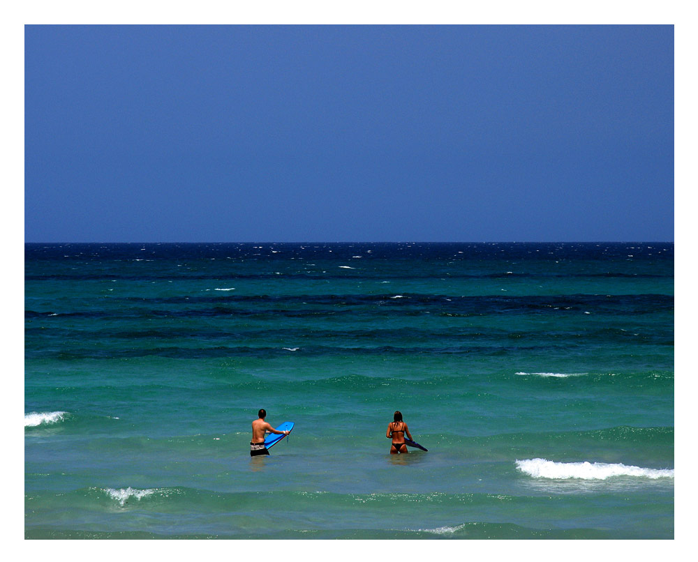 In welche Richtung war denn noch gleich der Strand?