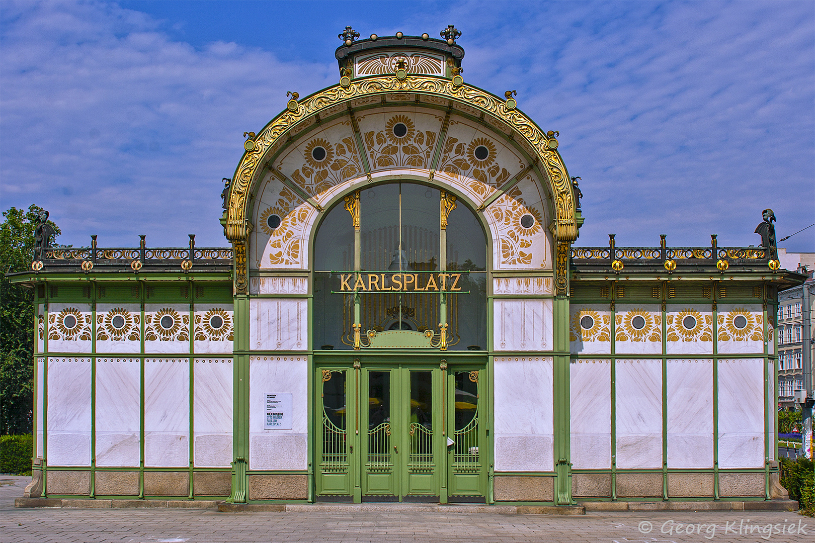 In Wien gibt es viele beeindruckende Bauwerke des Jugendstils ... 