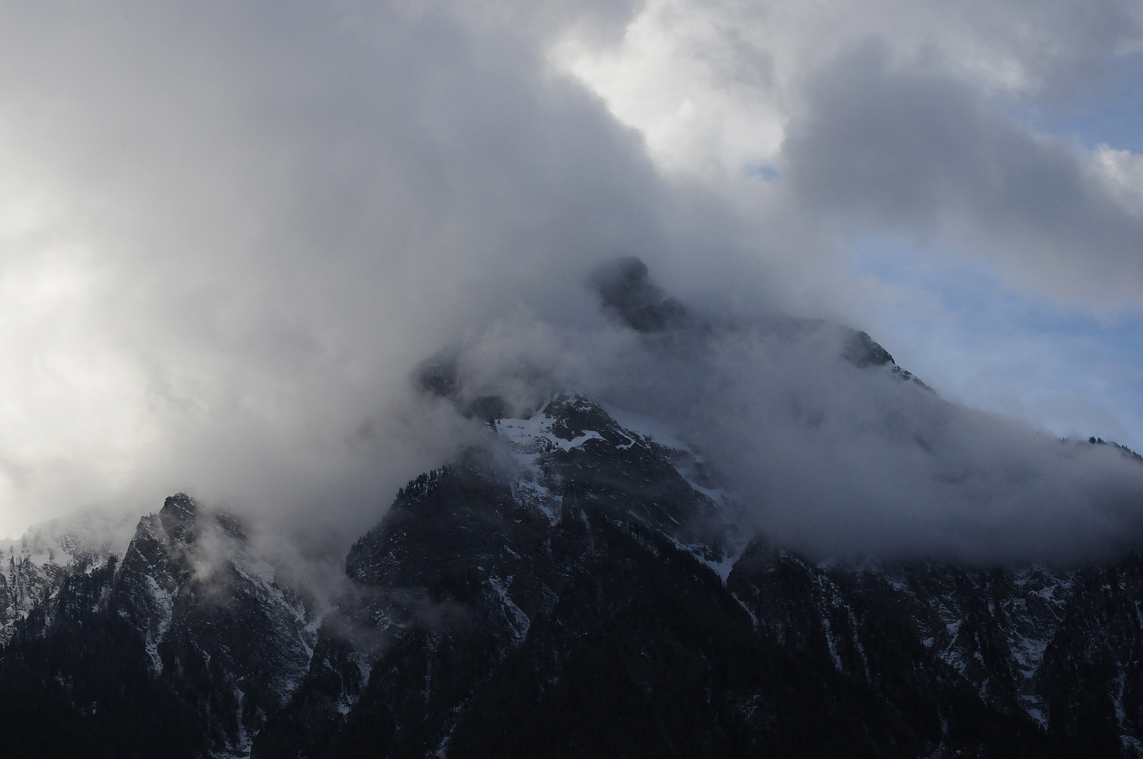 In Wolken gehüllt