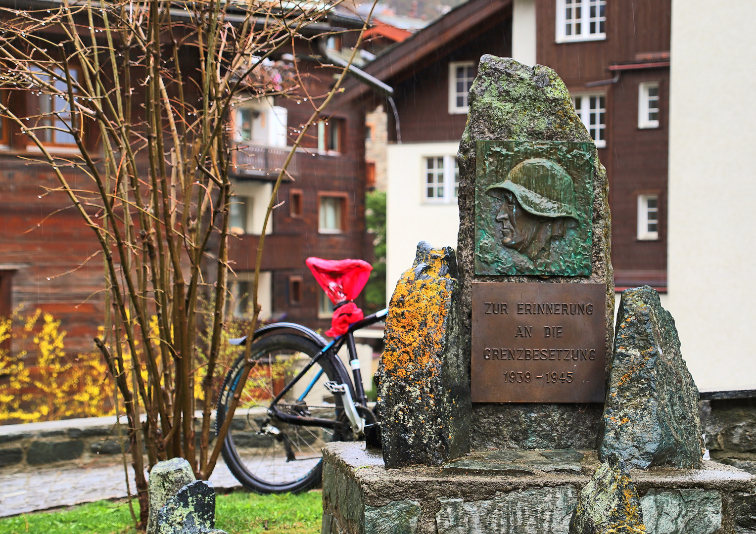 In Zermatt fand ich diesen Gedenkstein