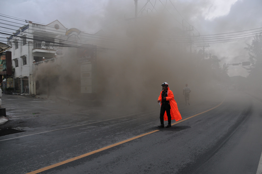 Incendie d'un magasin à Phuket...