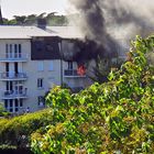 Incendie récent face à ma résidence / banlieue de Rouen