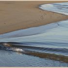 incoming tide at alnmouth