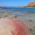 Incroyable plage de sable rose