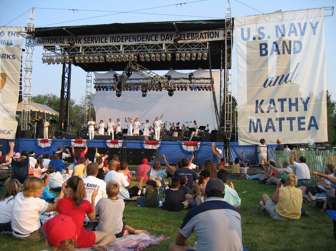 INDEPENDENCE DAY CELEBRATION AT THE NATIONAL MALL IN WASH.DC