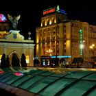 Independence Square at the centre of Kiev.