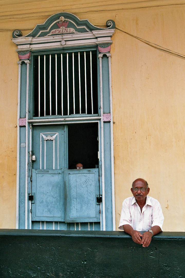 Inder in der "Jew-Town" (Fort Cochin, Kerala)