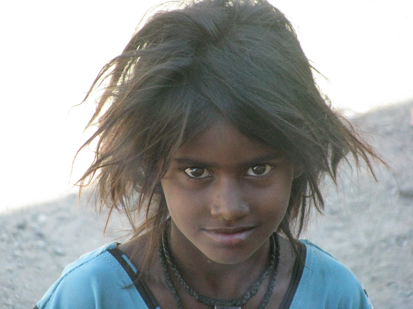 Inder-Mädchen Portrait-Wettbewerb
