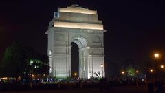 India Gate by night