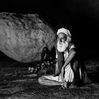 India Hampi Anegundi Baba Fire Meditation