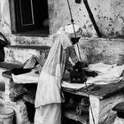 India Varanasi Street Dabi Laundry