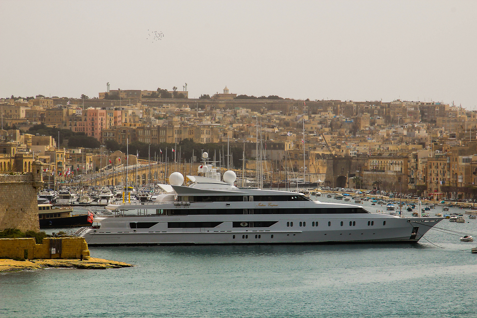 Indian Empress im Hafen von Valletta