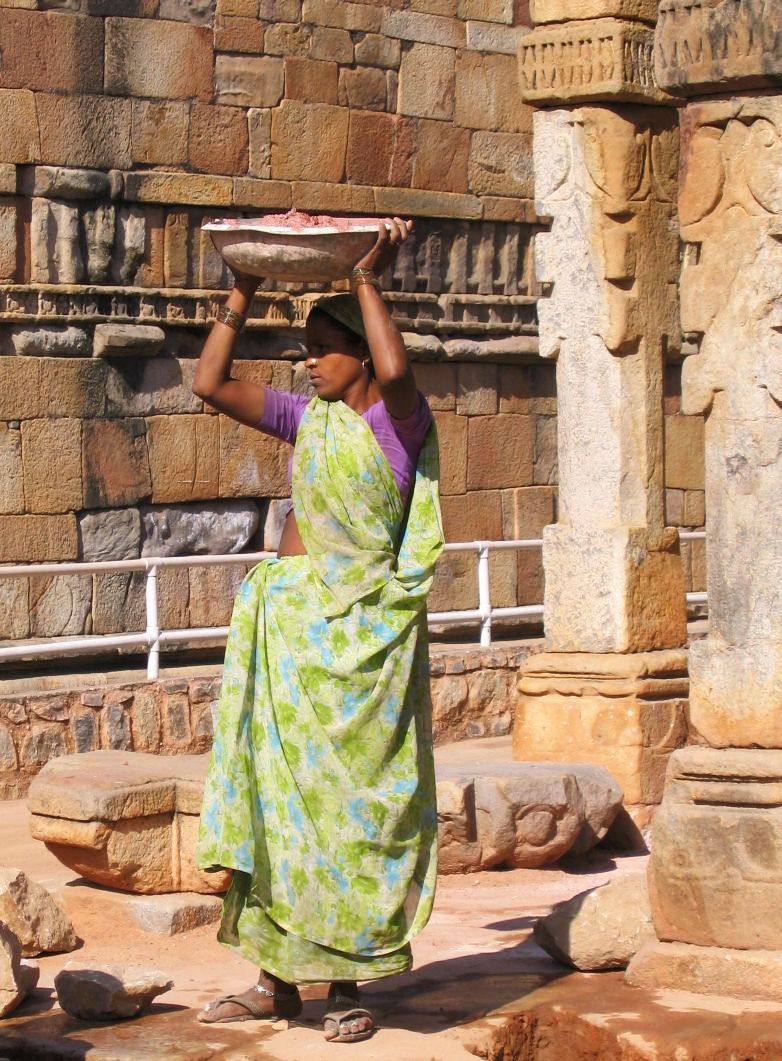 Indian female worker