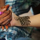 indian henna tattoo