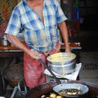 Indian Man at Street Kitchen