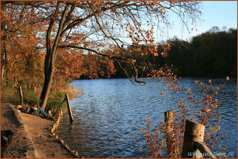 Indian summer am Schlachtensee in Berlin