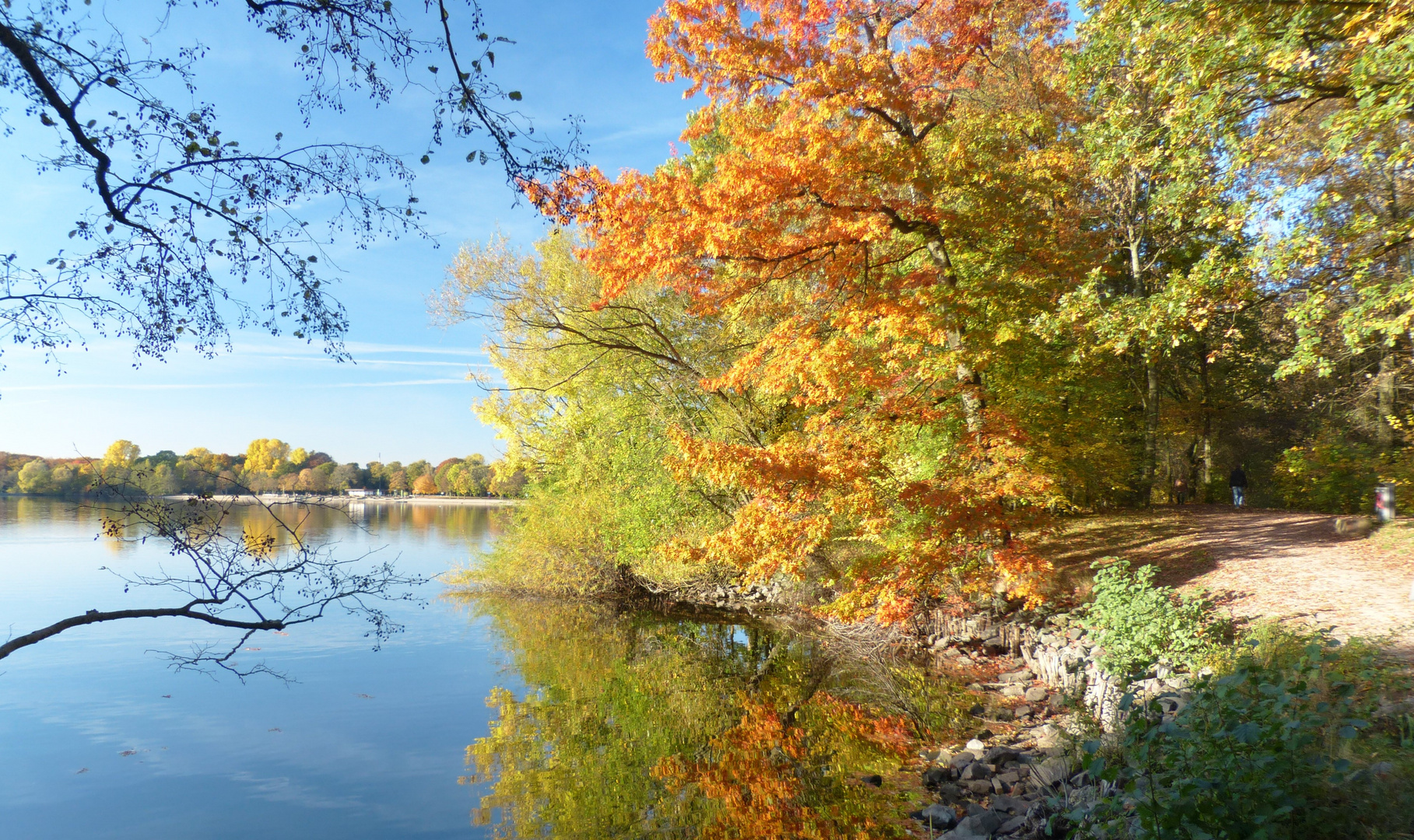 Indian Summer am Wolfsee