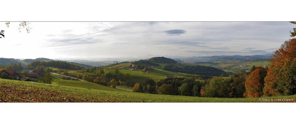 Indian summer im Bayerischen Wald