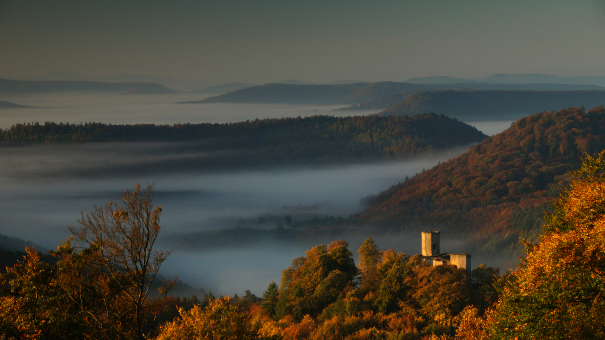 Indian Summer; Winschertfelsen