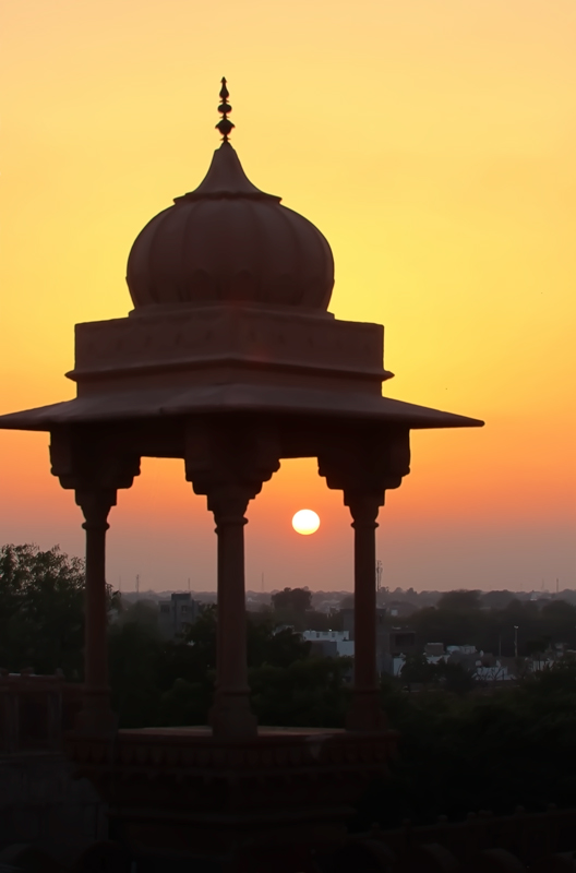 indian sunset colors